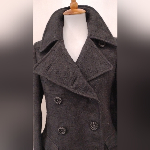 VINTAGE DOUBLE BREASTED MAXI GREAT COAT - Picture 10 of 12